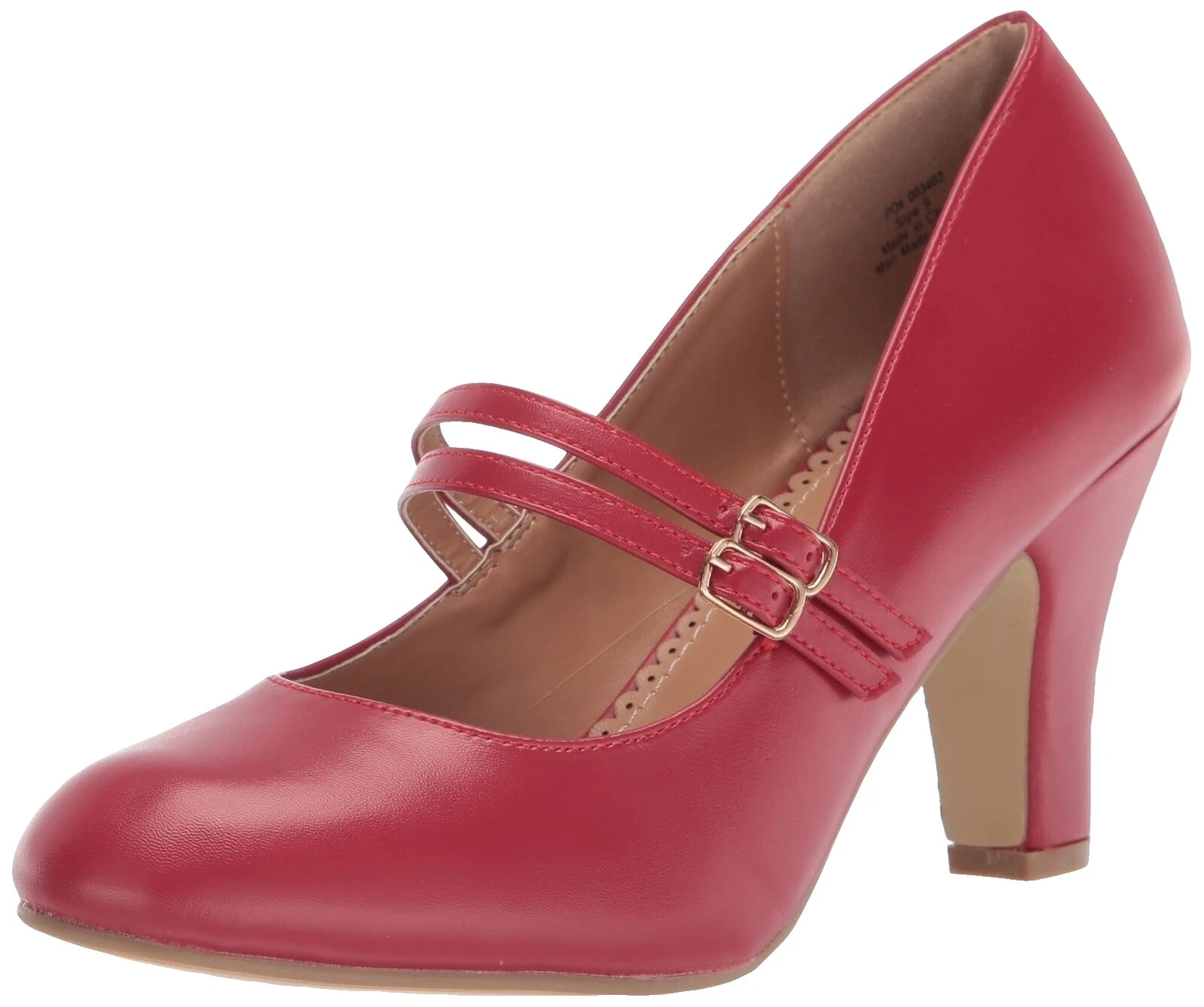 Faux Leather Business Heels for Women