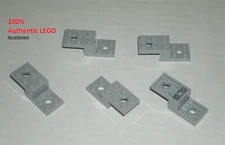 LEGO NEW 2x5x1 Light Bluish Grey Bracket 1/3 with Holes (5x) 6028811 Brick 11215