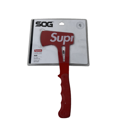 Supreme x SOG Hand Axe Red SS18 (SS18A59) One Size | eBay