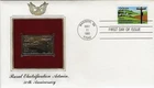 USA 1985 FDC #2144 Rural Electicity with PROOF 22KT Gold Plated Stamp Replica