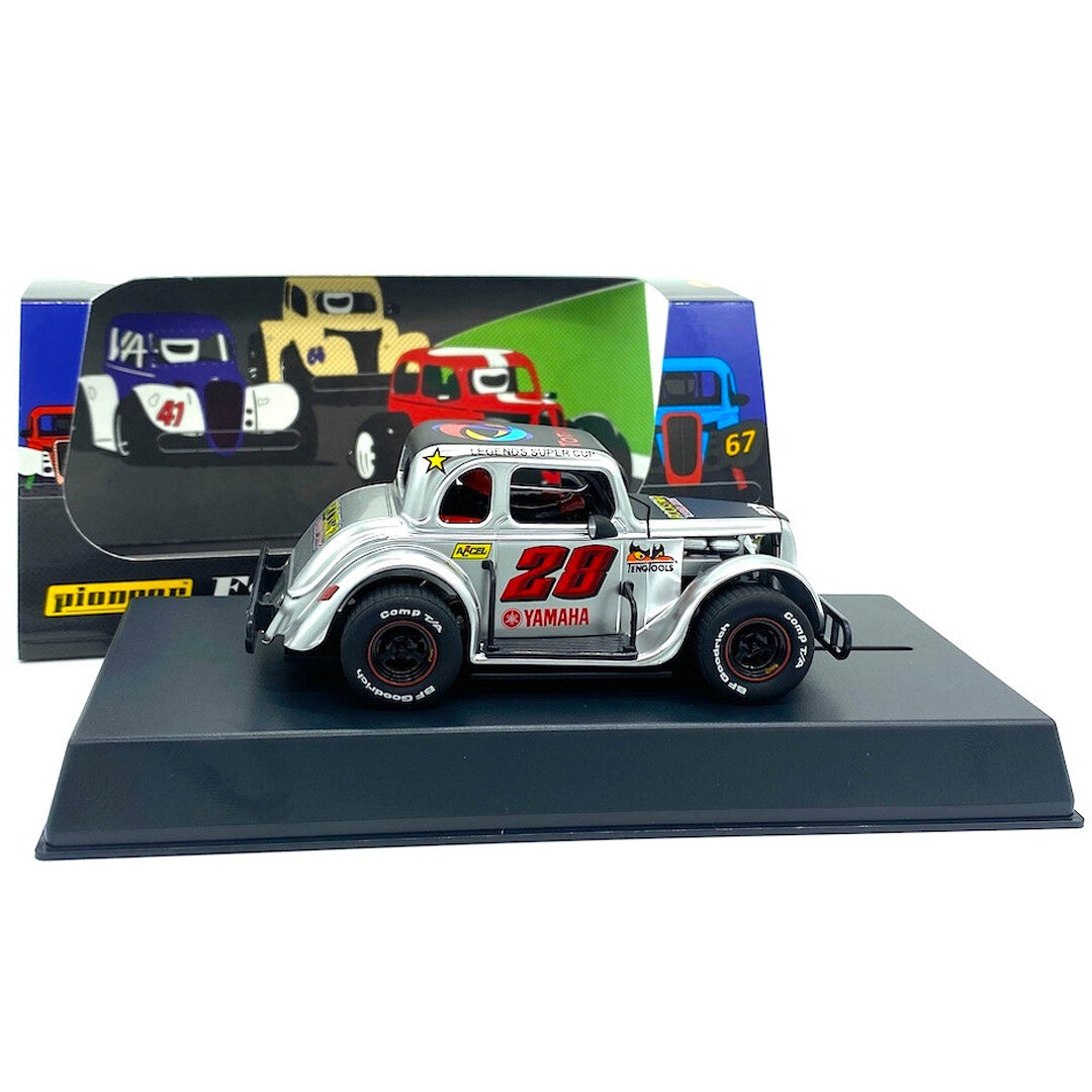 Pioneer P127 Legends Racer '34 Ford Coupe #28 1/32 Slot Car for