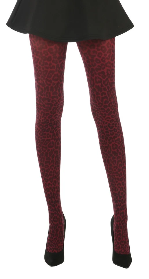 Leopard / Animal Print Tights Available In 8 Colours (Made In Italy) — 第 3/4 张图片