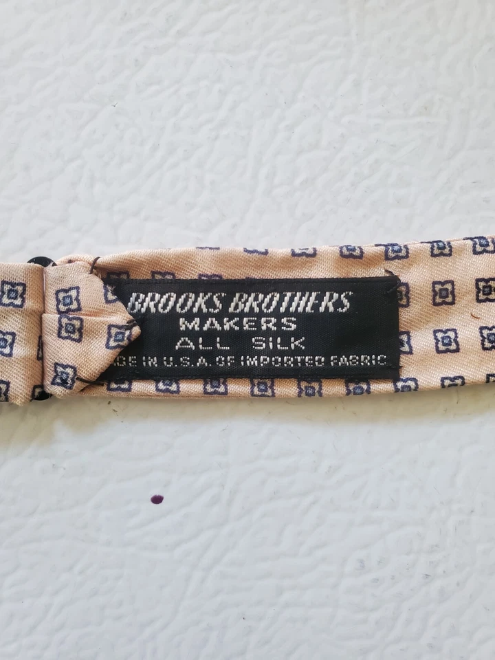 Pajarita ajustable de seda Brooks Brothers Makers de colección EE. UU. Foto 2 de 3