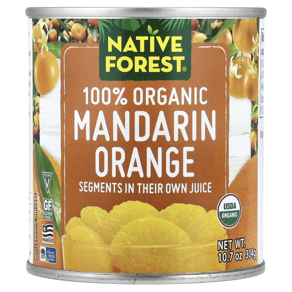 100% Organic Mandarin Orange, 10.7 oz (304 g)