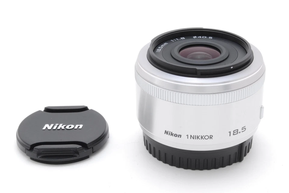 [COMO NUEVO] Nikon 1 NIKKOR 18.5mm f1.8 Lente Plata Gran Angular para 1... - Imagen 2 de 4