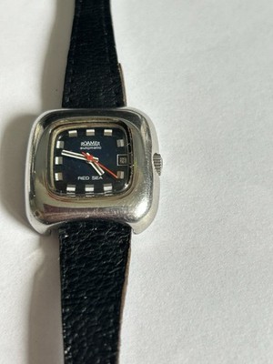 Vintage Roamer Automatic Red Sea'' Herrenuhr 70er Jahre   Läuft Ref. 473.9129.606