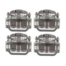 Brake Caliper 4 Pcs Disc Rear Left Silver Phenolic Bracket GMC Chevy Cadillac