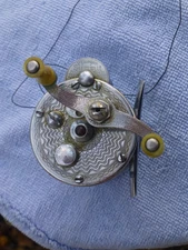 PLUEGER SUMMIT # 1993 L FISHING REEL GERMAN SILVER