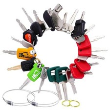 22 Contractor Heavy Equipment Keys - Multi Type Master Keys