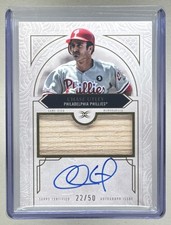 Chase Utley 2025 Topps Definitive Collection #DAR-CU Patch Auto Cards /50