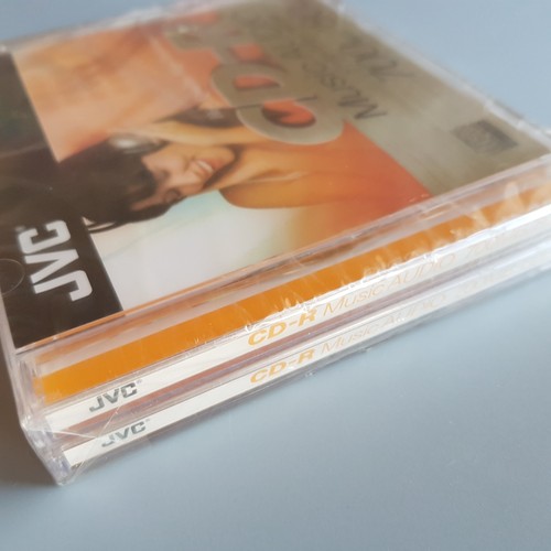 JVC CD-R audio 80 min blank recordable media CD music 2 discs CD-RA80 sealed - Picture 3 of 10