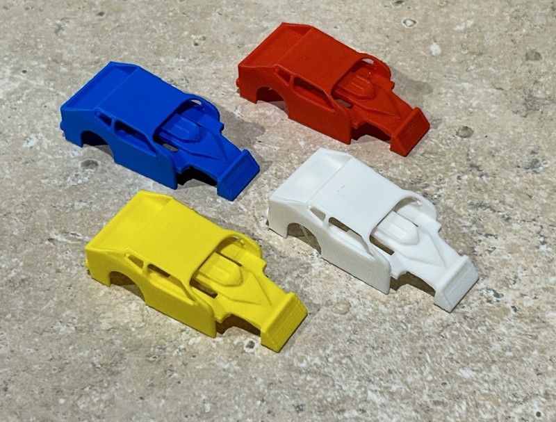 Tjet Dirt Modified Body 3D Printed Ho Slot Car Body Lot Of 4 New IROC Set