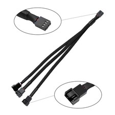 27cm 4 Pin 1 to 3 Way Cooling Fan Water Cooling PWM Fan Splitter Cable Adapter