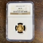 2008 $5 GOLD AMERICAN EAGLE 1/10 oz. ICONIC BULLION : NGC MS70 -014 *Noles2148