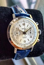 Vintage 60's Arnex Chronograph Swiss Landeron 149 Mvmt Keeping Great Time!