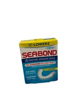 Sea-Bond SECURE DENTURE ADHESIVE SEALS, ORIGINAL LOWERS, 30 COUNT (PACK OF 1)