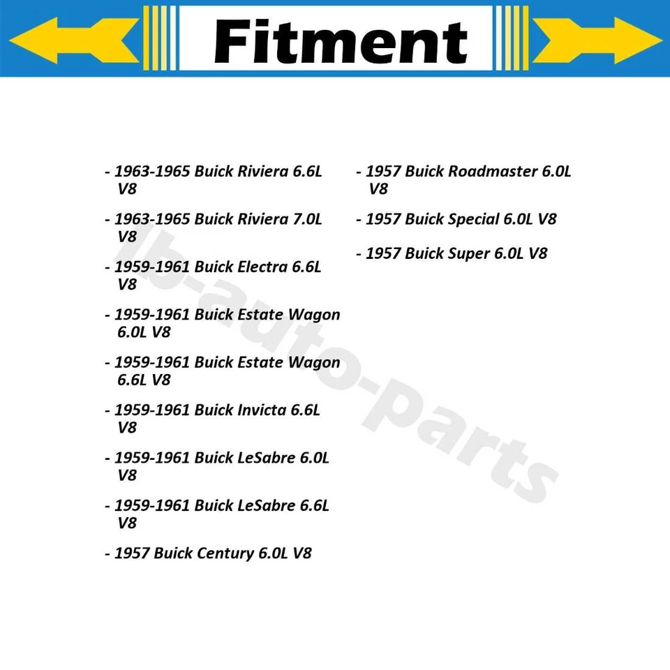 Manguera de freno delantera línea Sunsong 2 piezas para Buick Special 1957 6,0 L Foto 2 de 4