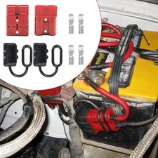 Battery Quick Connect Disconnect 6-12 Gauge Wire Plug Kit 12-36v Dc 50a 2 Pack