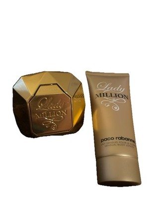 Paco Rabanne Lady Million 2-pc Gift Set 2.7 oz EDP & 3.4 oz body lotion *NEW*