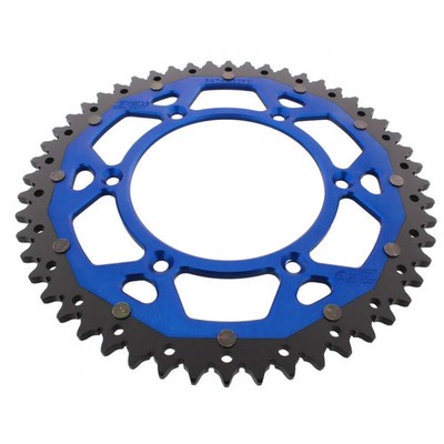 Kettenrad Alu blau 52-Zähne 520-Teilung für KTM EXC 250 2T Sixdays Bj. 2009-2017