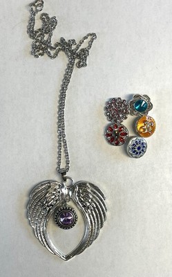 26  Ginger snap Necklace With 6 Interchangeable Charms