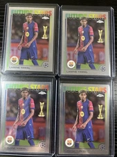 2024-25 topps chrome soccer lamine yamal Future Stars Lamin Yamal Lot