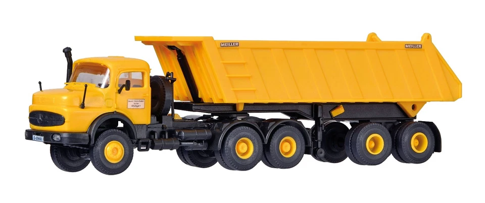 Kibri 14025 MB Rundhauber Con Rimorchio MEILLER, Kit, H0 - Immagine 2 di 4