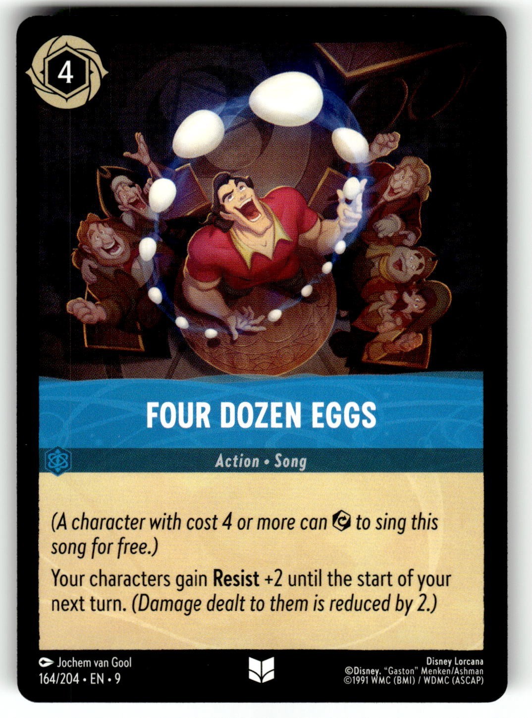Disney Lorcana Fabled Card 164/204 UC Four Dozen Eggs