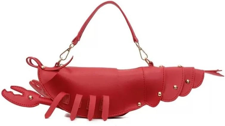 3D Lobster Crossbody Bag Cute Novelty Animal Purse for Women Girls Gift - Image 3 of 4
