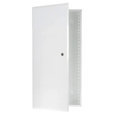 28" Structured Media Enclosure with Hinged Cover Lock, 20 Gauge CRS, Flush or...