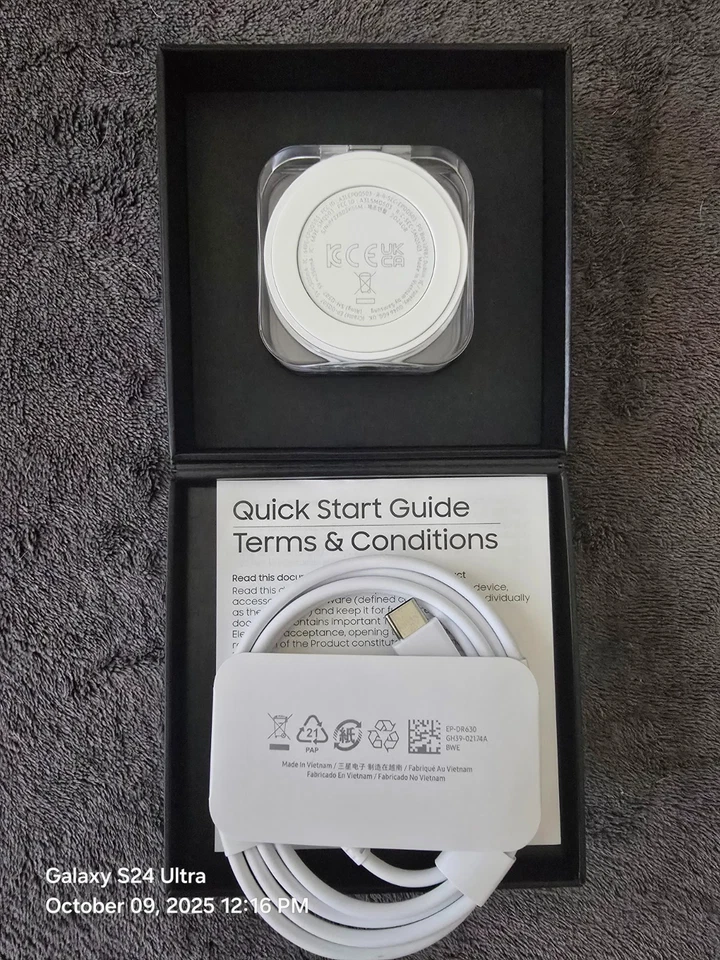 Samsung Galaxy Ring Titanium Gold SM-Q507 Bluetooth Smart Ring Size 7 - Image 2 of 4