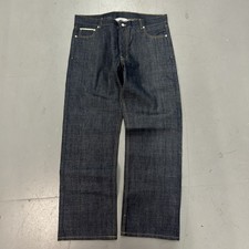 Uniform Bridge Jeans Herren XXL Blau Selvedge Korea Baggy Indigo Denim Dark Wash