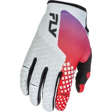 Fly Racing Kinetic Gloves - Grey/Red/Purple/Black - Large 379-413L