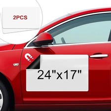 Blank Car Magnets, 24" x 17", 2 Pack Car Door Magnets Signs for Vehicle,