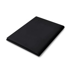Luxury queen flat sheet brushed microfiber, Black