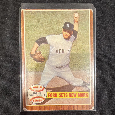 Topps 1959 Whitey Ford Ford Sets New Mark #235 New York Yankees World Series