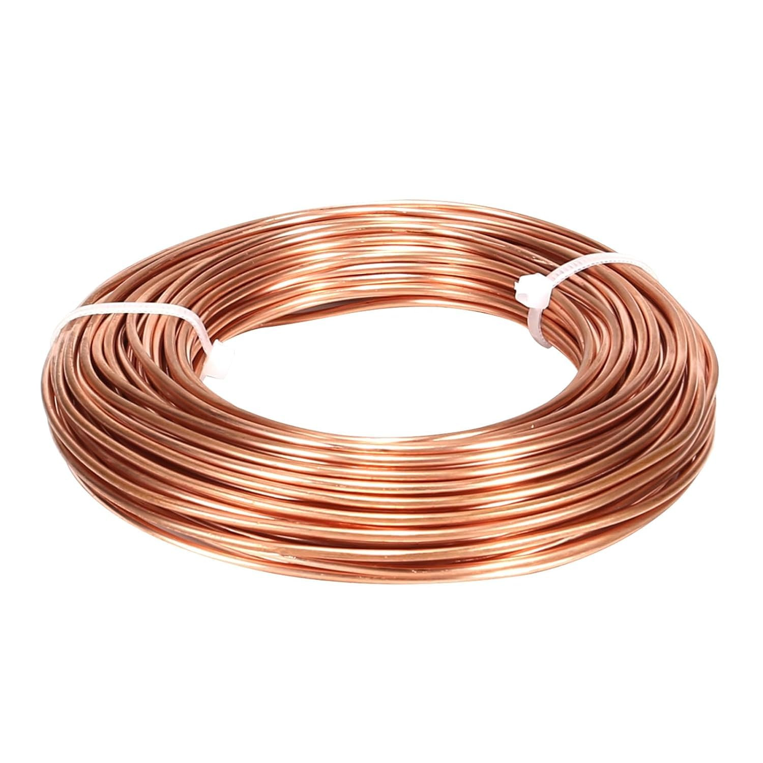 99.9% Soft Copper Wire, 6 Gauge/ 4.1 mm Diameter, 12.5 Feet / 3.8m, 1 Pound S...