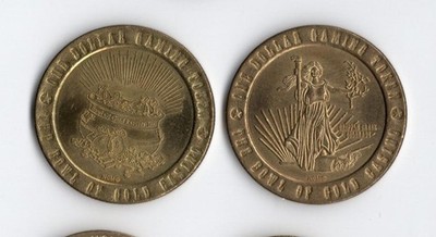 Bowl of Gold Cripple Creek Colorado $1 Brass Token