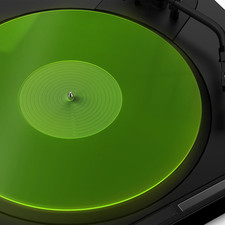 Turntable Mat Record Platter SlipmatGreenlit Acrylic Record Player Platter Vinyl