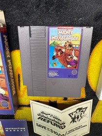 Mickey Mousecapade (Nintendo Entertainment System NES) CIB W/mail in Authentic