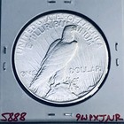 1924 S PEACE SILVER DOLLAR HI GRADE GENUINE U.S. MINT RARE KEY COIN 5888 — photo 2