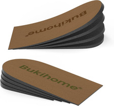 Adjustable Heel Lift Inserts for Shoes - Bukihome Orthopedic Shoe Lift for Uneve