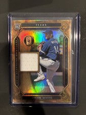 2023 Panini Chronicles - Gold Standard Swatches Owen White #GSS-OW (MEM, RC)