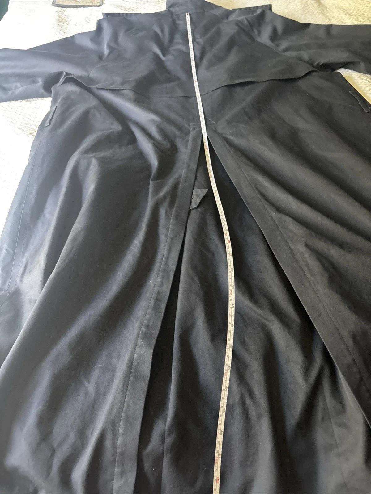 Burberrys Double Breasted Navy Blue Men's Trench Coat Superb Size 50 Long image 14