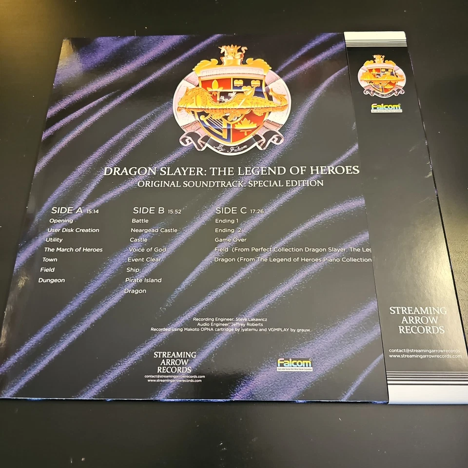Dragon Slayer The Legend Of Heroes Vinyl Soundtrack - Image 2 of 4