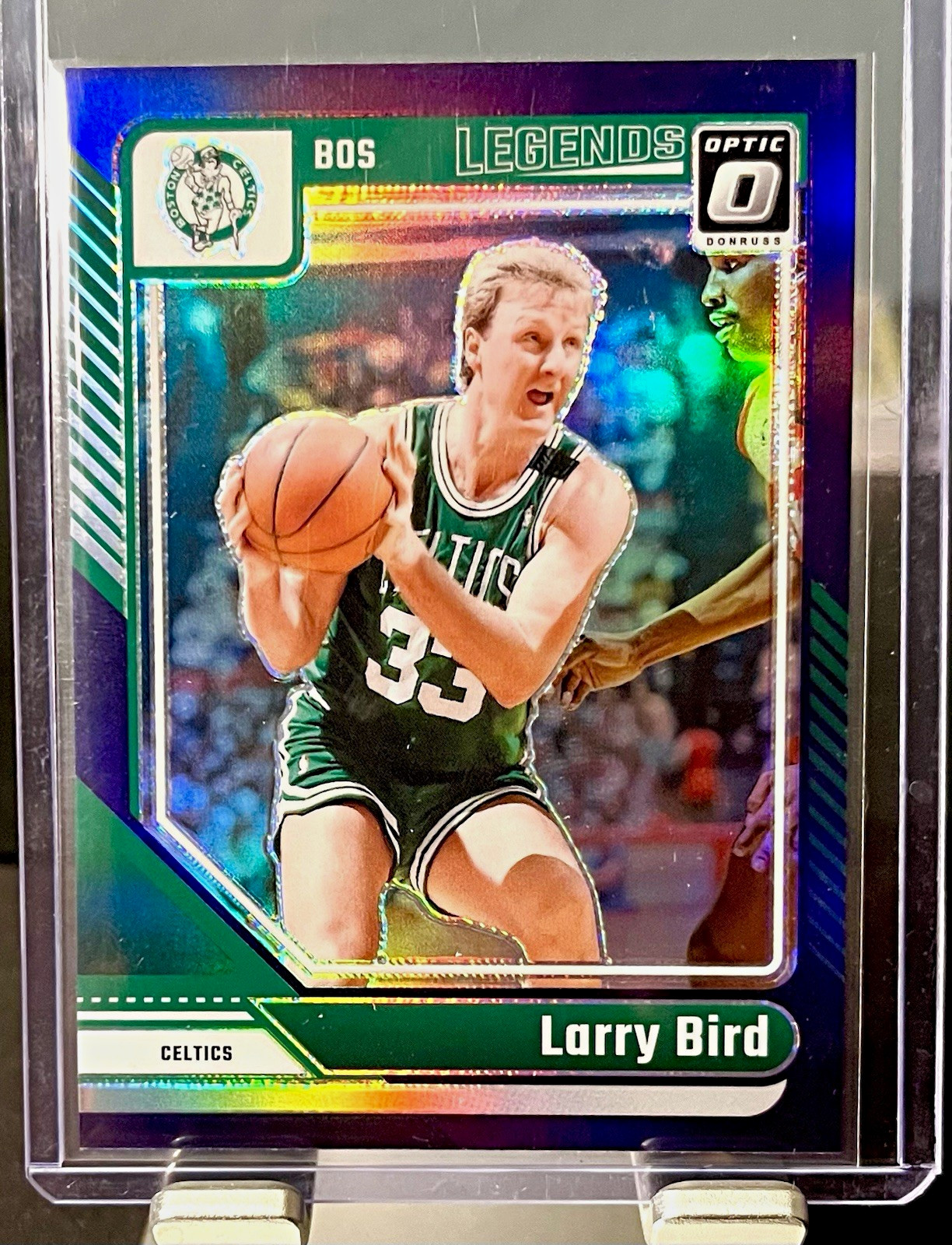Panini 2024-25 Donruss Optic Legends - Larry Bird Purple Holo Boston Celtics