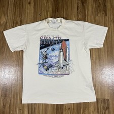 Vintage NASA Wallops Flight Facility Shirt Mens XL Space Flight Graphic Tee USA