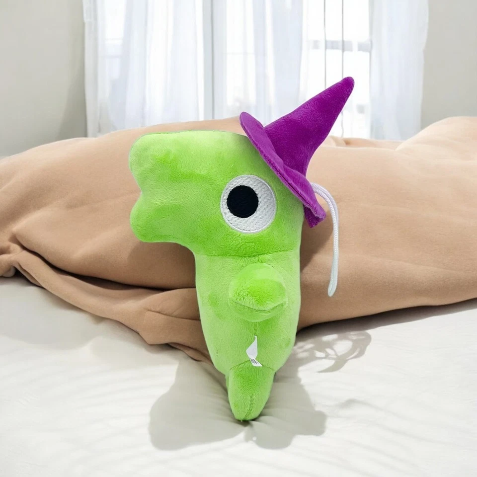 Brinquedos de Pelúcia Smiling Friends, Pim, Glep, Charlie, Allan & Mr Frog Recheados 20-25cm - Imagem 4 de 4