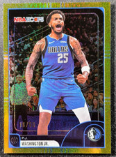 P.J. Washington Jr 2025-26 Topps NBA Hoops 16/50 Gold Pixel Burst #189