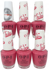 6X OPI Nail Lacquer, Opaque Crème Finish Pin...